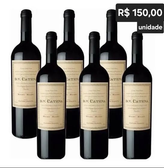 Vinho DV Catena Cabernet Malbec e Malbec Malbec 