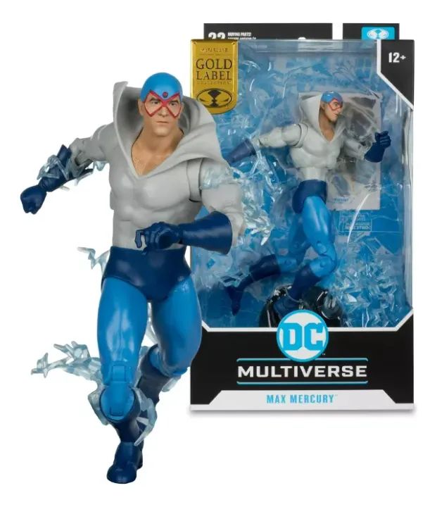 Mcfarlane Dc Multiverse Gold Label The Flash Max Mercury