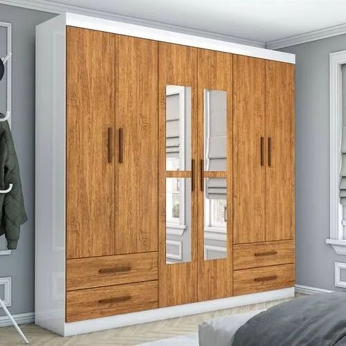 Guarda Roupa Casal Com Espelho