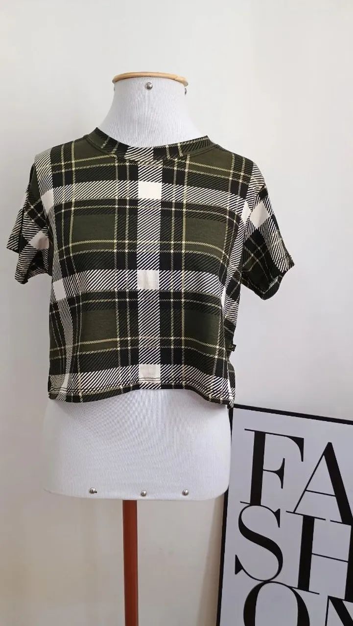 Blusa Cropped Animal Print - Foto 5