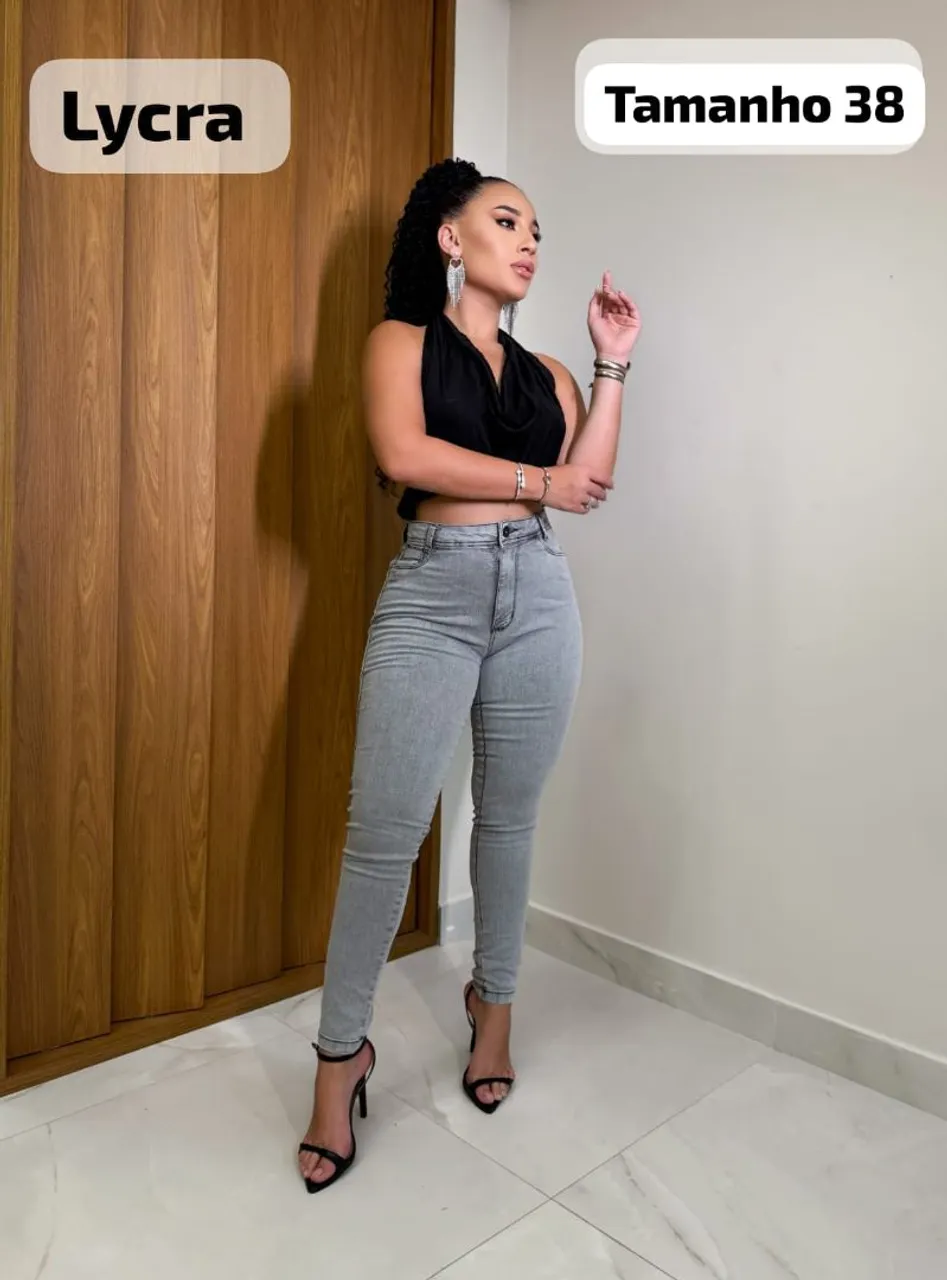 Calça Jeans Lycra Tamanho 38