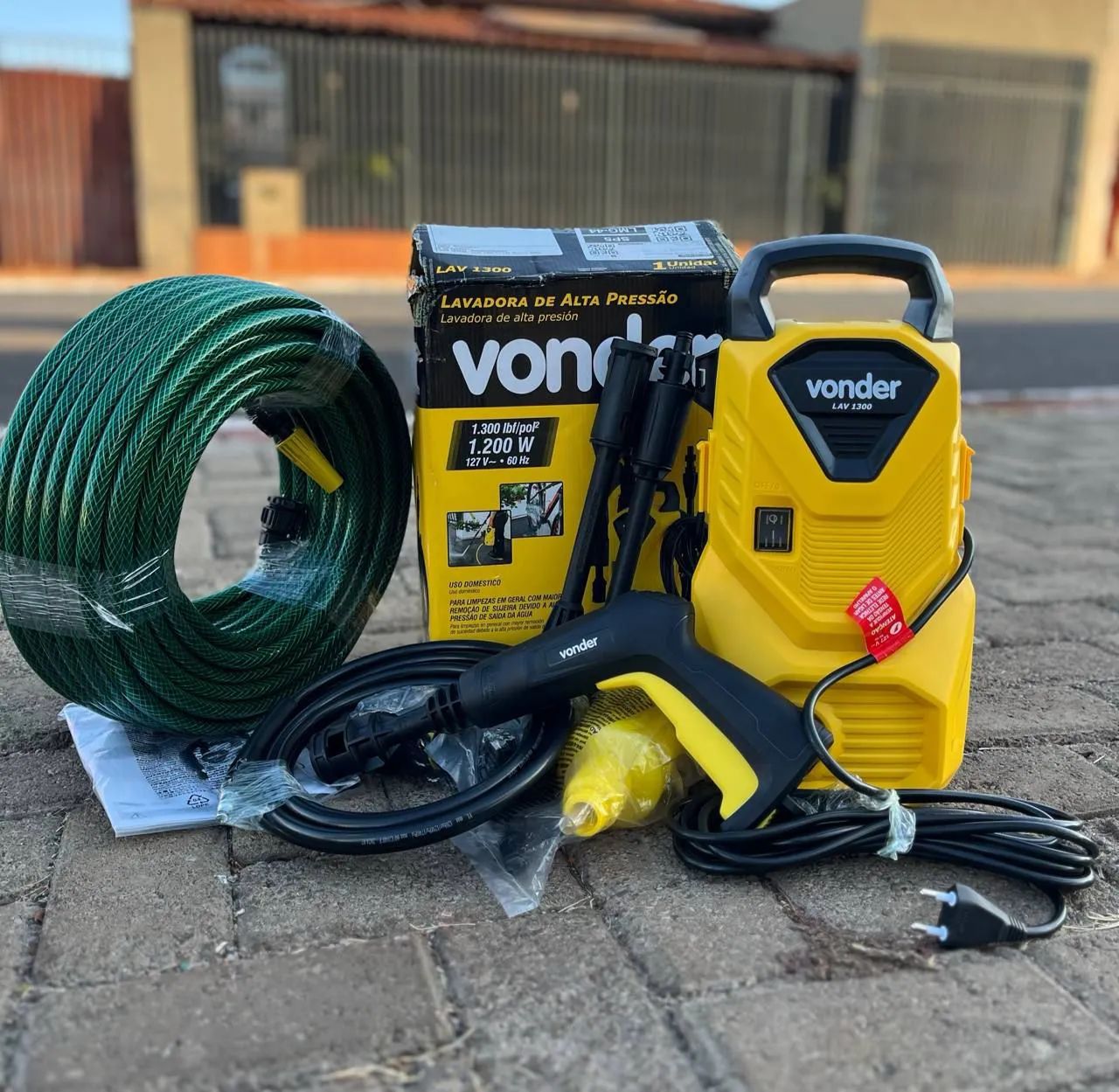 Kit  Lavadora vonde +Mangueira 20m Reforçada Trançada novos na caixas com Garantia!