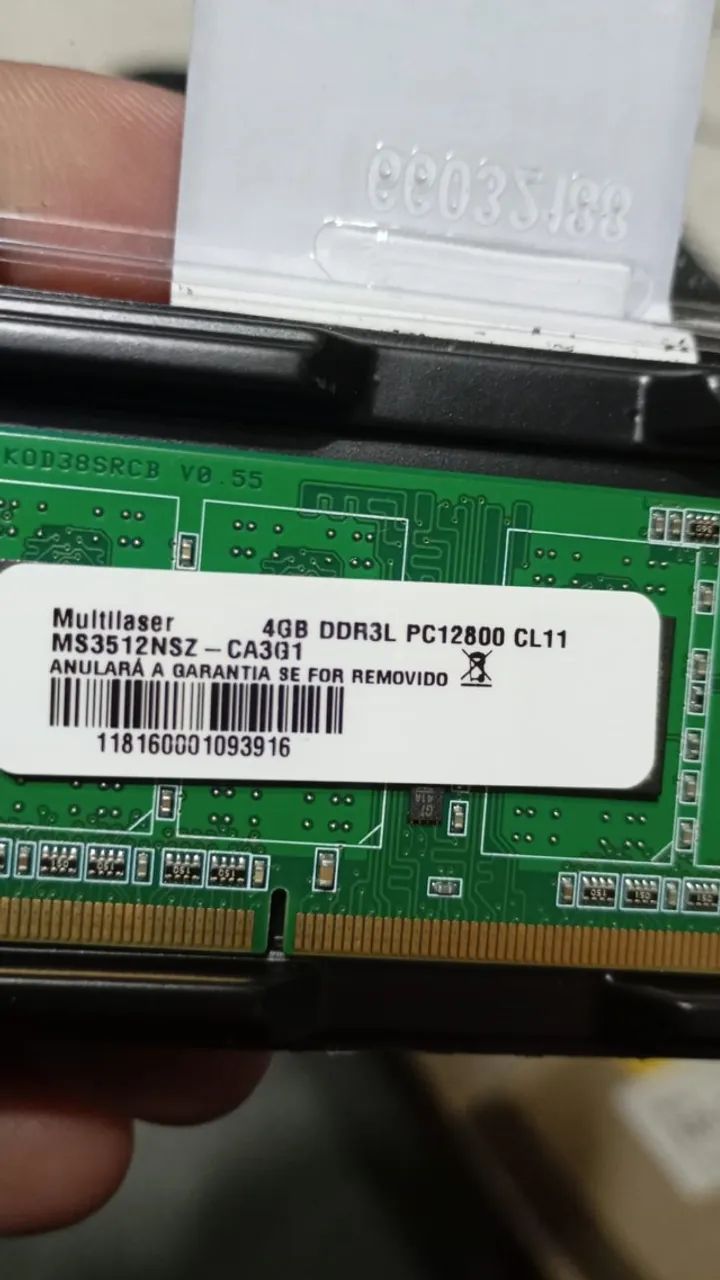 Memoria multilaser 4gb Notebook Dddr3l 1.35v Pc12800 Ms3512nsz Cl11  - Foto 3