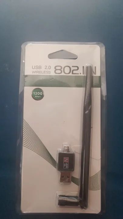 ADAPTADOR WIFI USB 2.0 WIRELESS 802.IIN NOVO LACRADO FRETE GRÁTIS PARA MACEIÓ