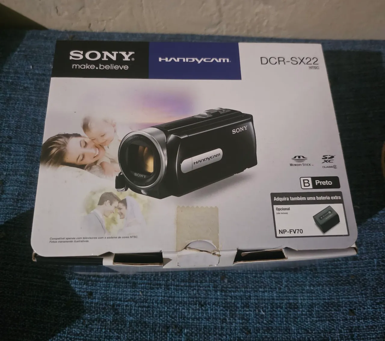 Filmadora Sony DCR-SX22 NTSC = ZERA NOVA