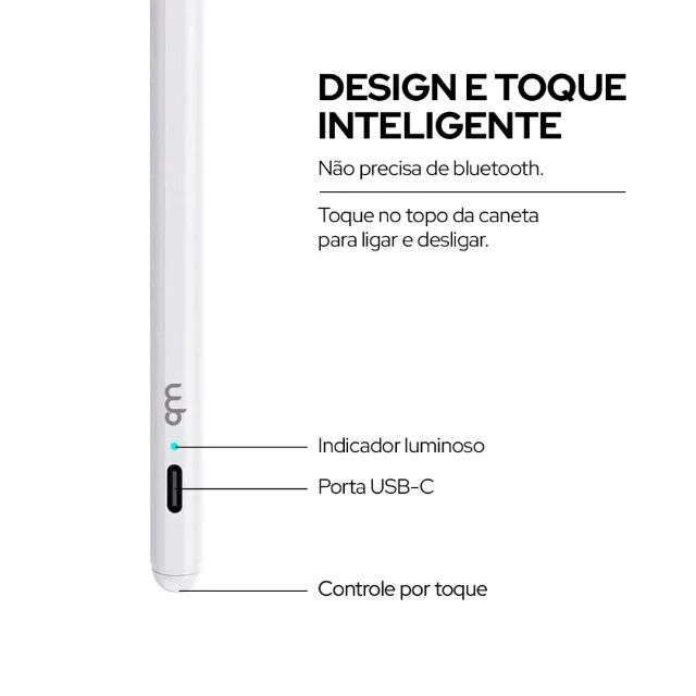 Caneta para IPAD - WB - Branco - Nova e Lacrada - Foto 2