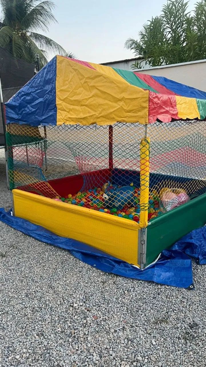 Aluguel de cama elástica e piscina de bolinhas em fortaleza  - Foto 3
