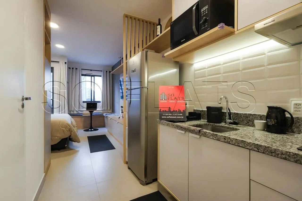 Studio Today Moema, disponível para locação com 29m² e 01 dormitório.