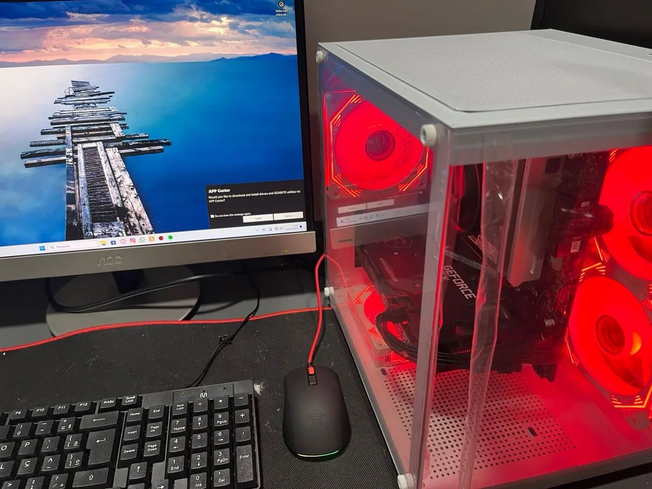 PC Gamer ryzen 7 5700g com RTX 3060 MSI VENTUS  - Foto 2