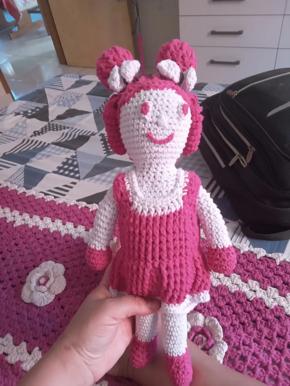 Boneca de Crochê Artesanal