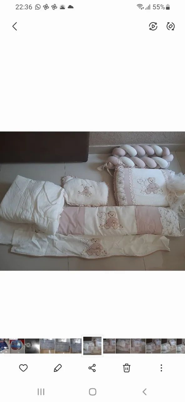 Enxoval de berco de bebe  - Foto 3