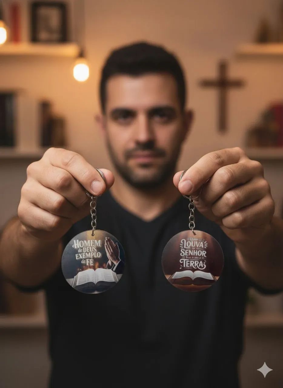 Chaveiros Personalizados em acrílico ou MDF - Foto 2