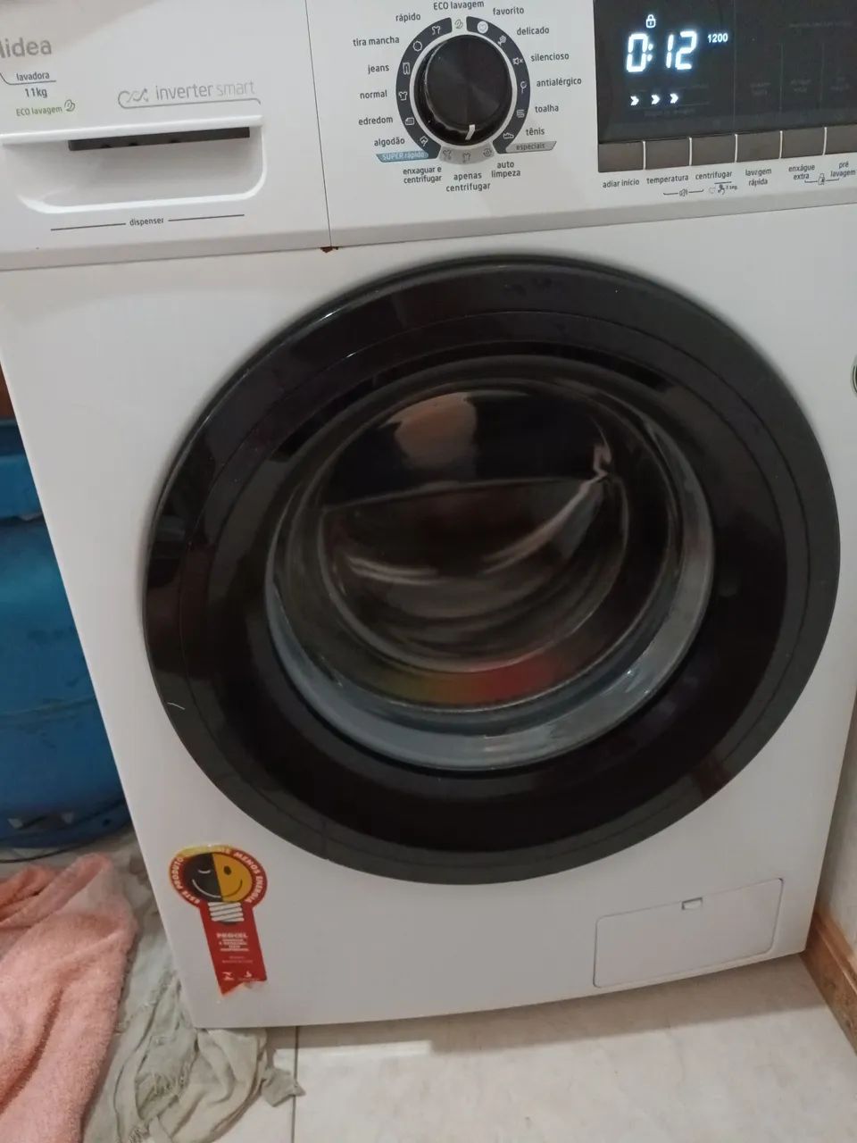 Máquina de Lavar Roupa Midea 11kg Inverter Smart