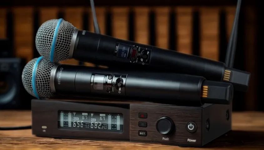 Microfone sem fio Shure Duplo  SLXD4 - Novo