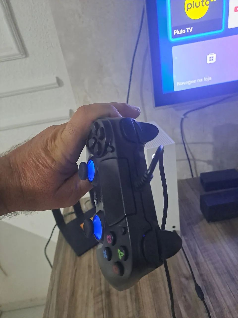 Controle PS4 Dazz ps3 pc - Foto 3