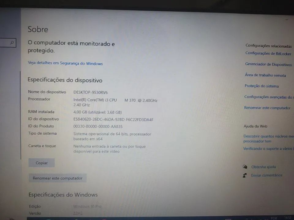 Notebook I3 4gb Ram, SSD 120gb - Ótimo estado - Foto 5