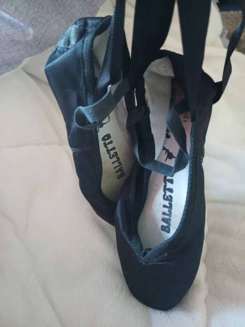 Sapatilha de balé infantil com ponteira  - Foto 6