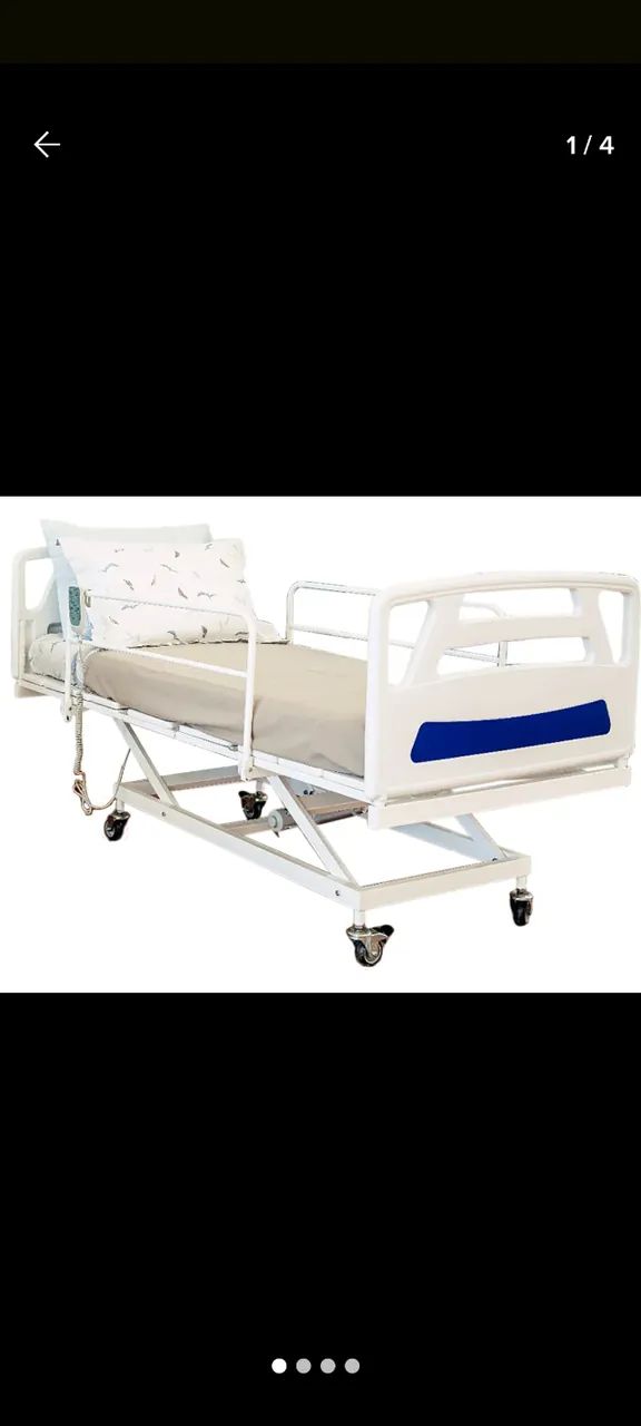 Cama hospitalar elétrica 30 dias de uso na garantia  - Foto 4