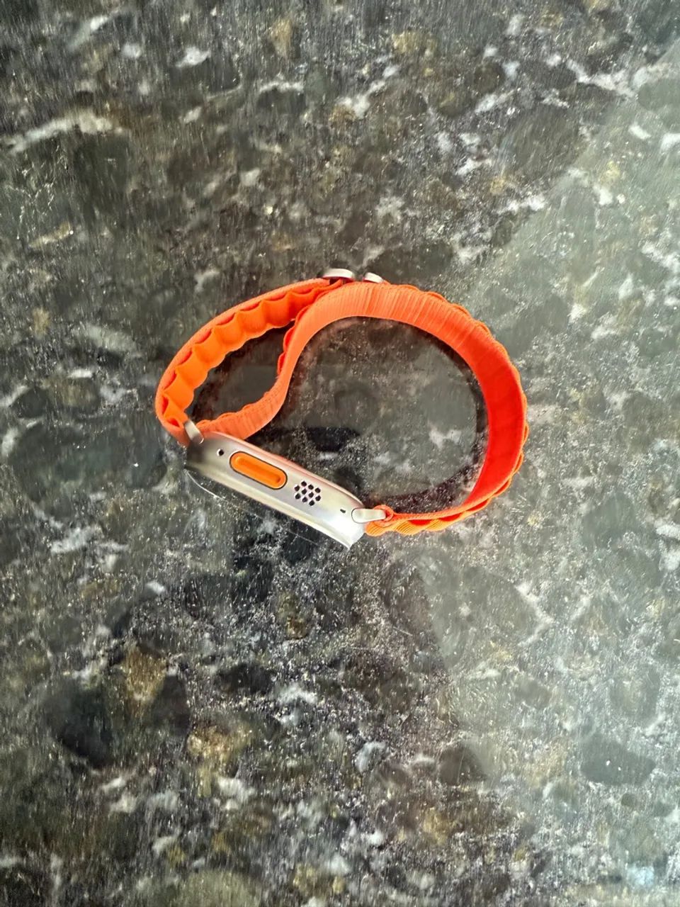 Apple Watch Ultra com Pulseira Ocean Laranja - Foto 6