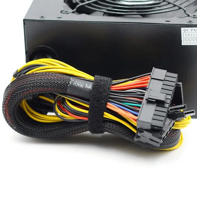 Fonte Pure Power, 450 Watts Reais, RGB, Nova, Lacrada - Foto 2