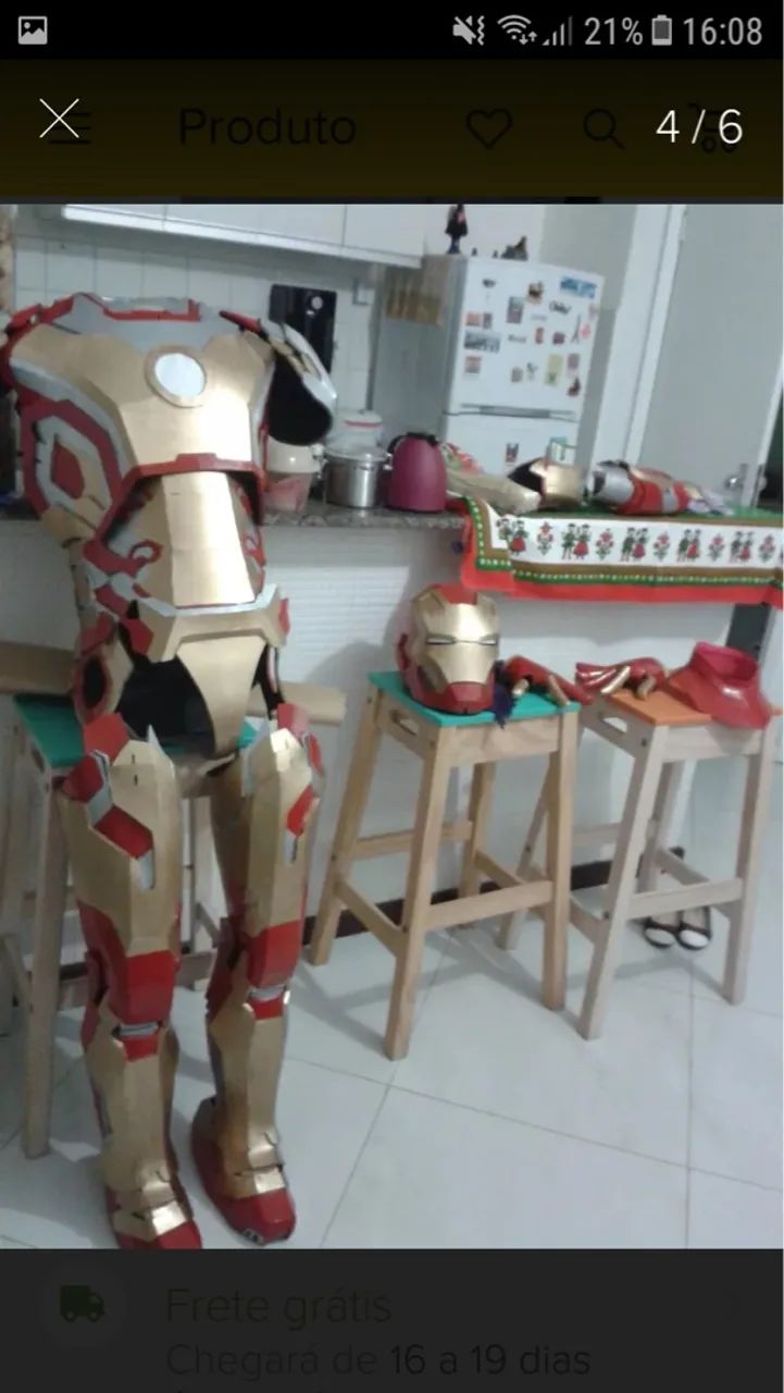 Fantasia Iron Man mk 42 - Foto 3