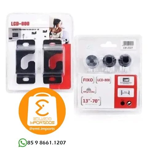 Suporte Fixo Universal Tv Lcd E Led De 12 A 80 Polegadas - Foto 3
