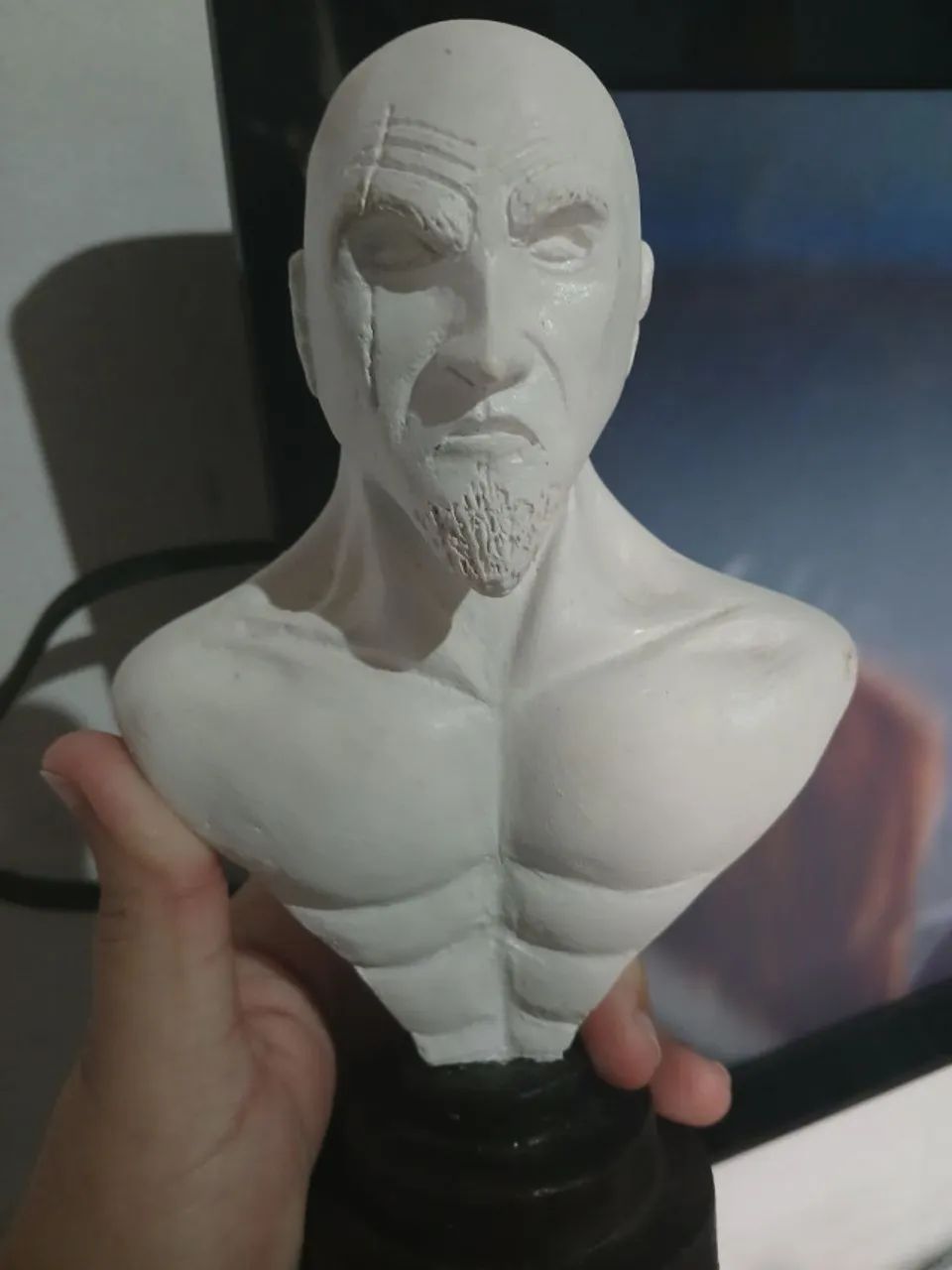 Busto Kratos God Of War - Foto 4