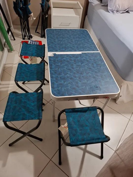 Mesa e Banquetas Quechua