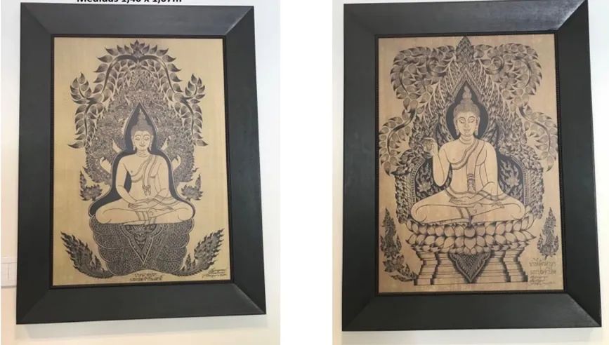 2 quadros buda - 1,40 x 1,07 - Foto 2
