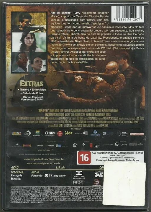 DVD Original Tropa de Elite  - Foto 2