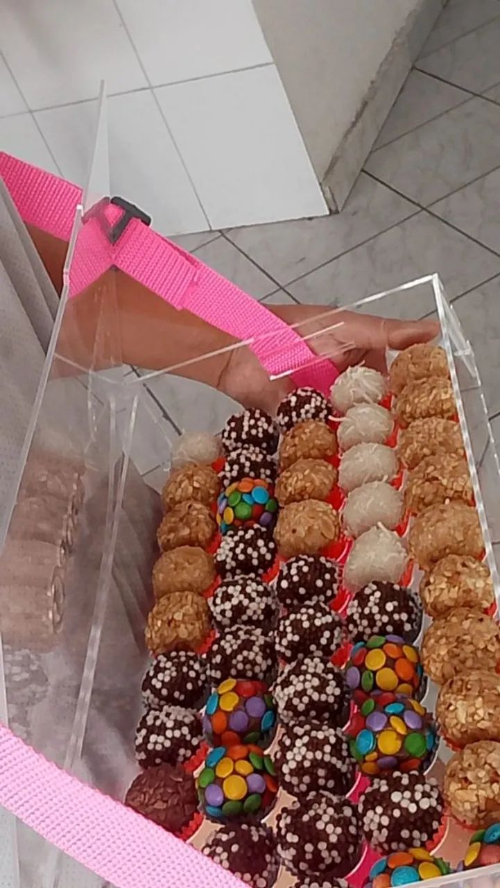 Caixa acrílica 50 docinhos  - Foto 2