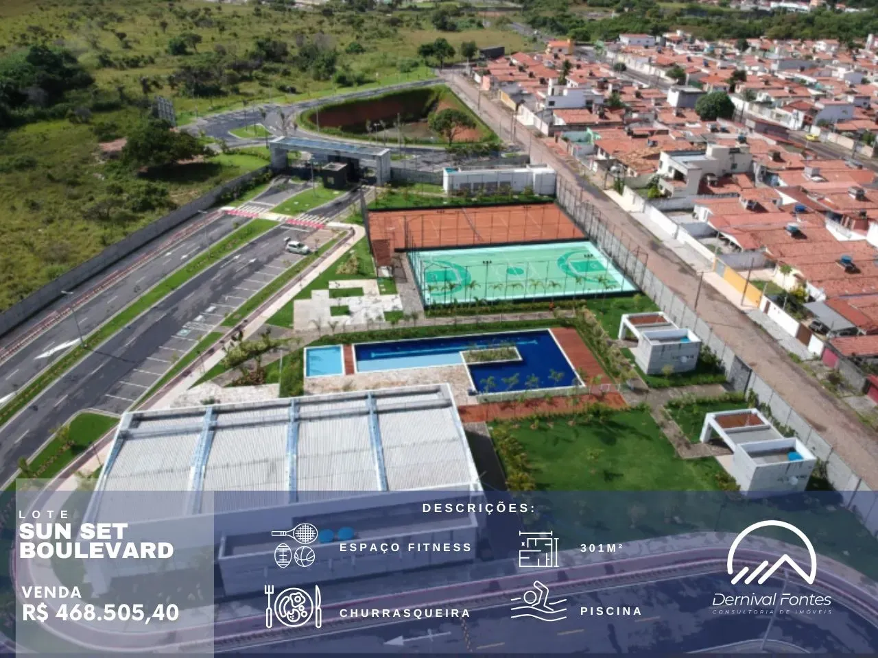 Lançamento exclusivo! Lote à venda no Condomínio Sun Set Boulevard Pitimbú!