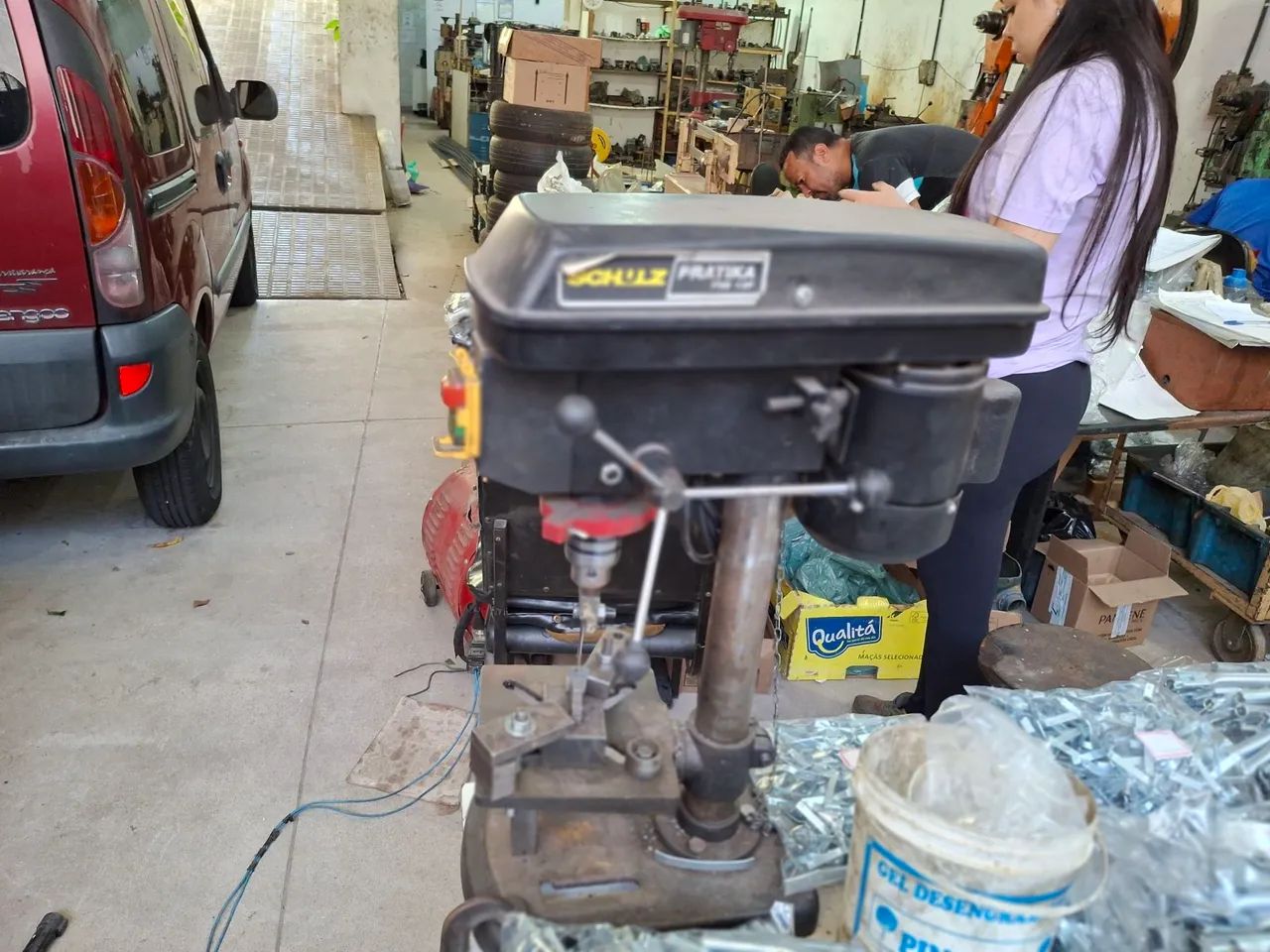 Máquina de solda;furadeira de bancada;esmeril. - Foto 3