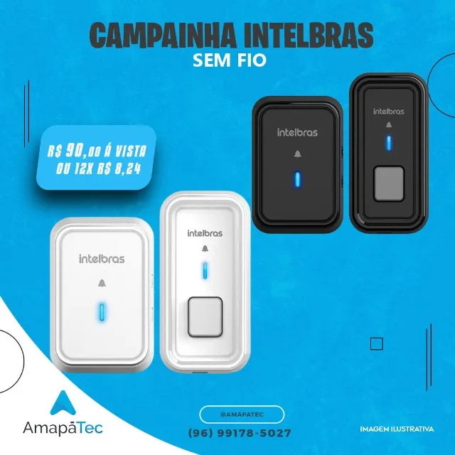 Campainha Sem Fio Intelbras