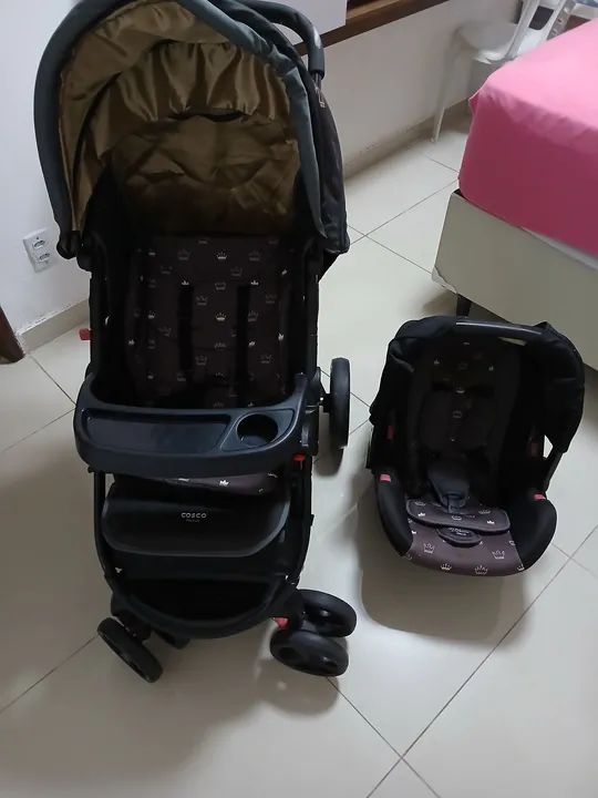 Carrinho de Bebê Cosco - Acessório de Luxo