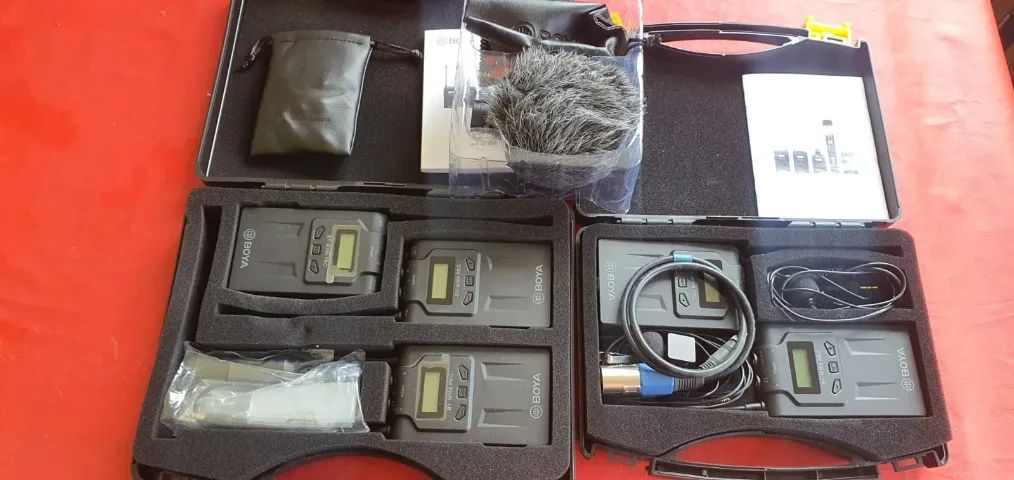 Vendo Microfones de Lapela Sem Fio Profissional Boya  - Foto 6