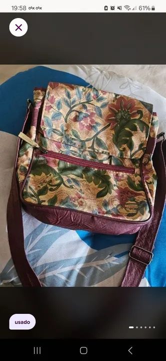 Bolsa de Ombro Floral