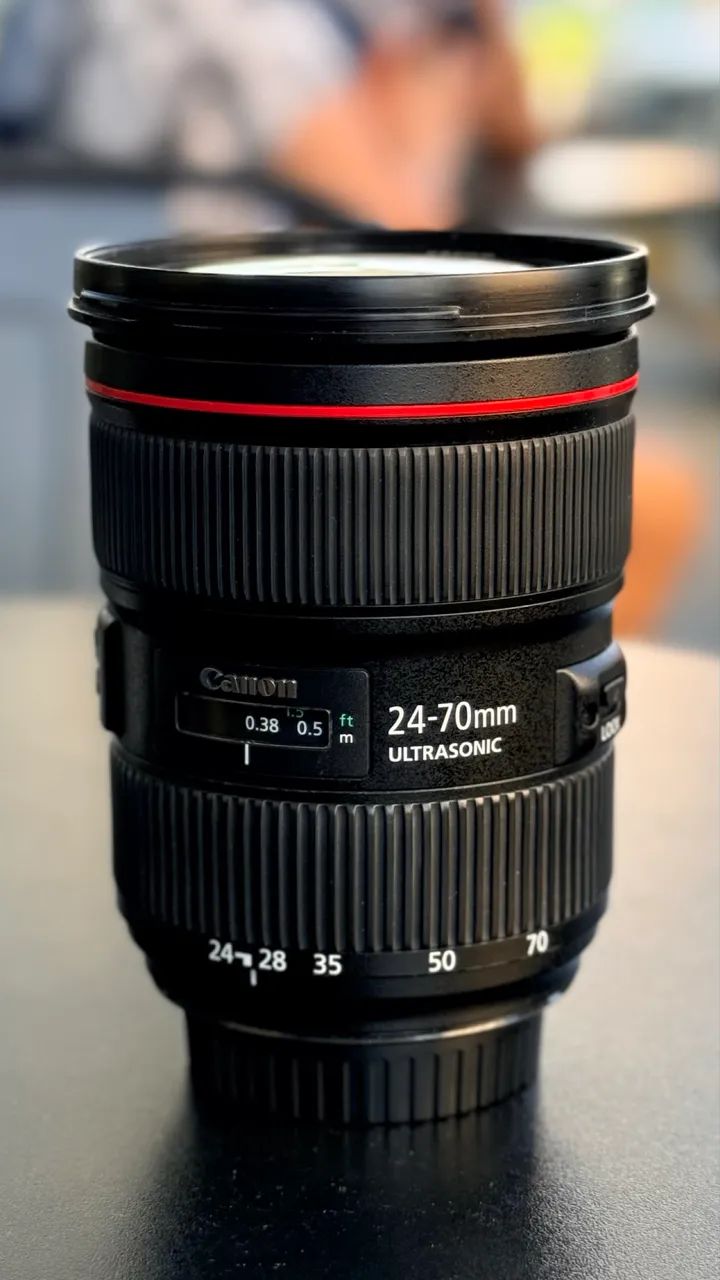 VENDO LENTE CANON 24-70MM 2.8 USM