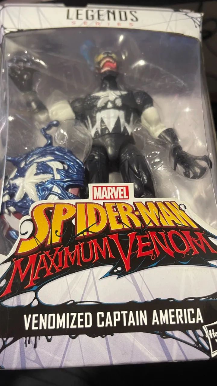 Capitão America Venomizado - Action Figure - (Novo - Lacrado) - Foto 5