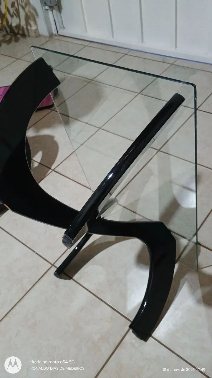 Mesa centro ( vidro 18mm temperado) não envio - Foto 4