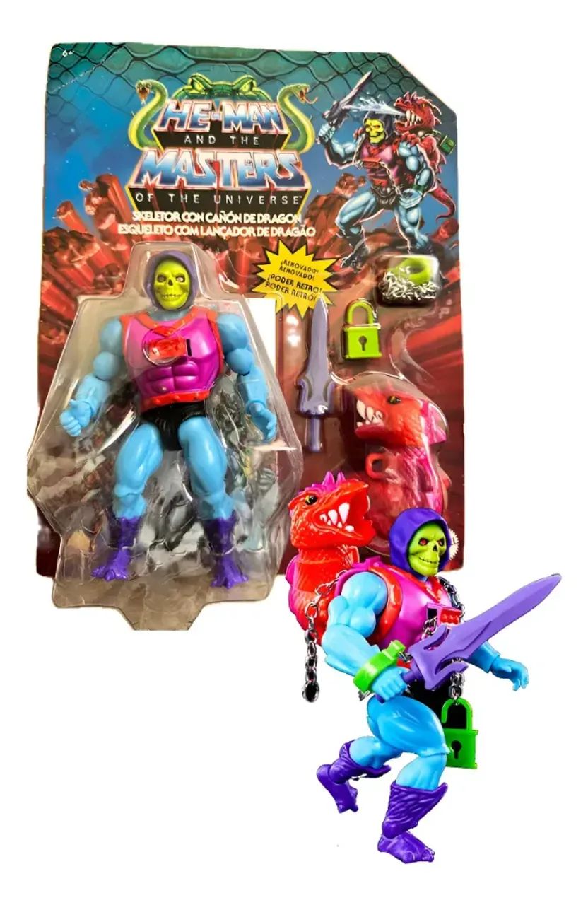 Skeletor Dragon Blaster Masters of the Universe Deluxe Esqueleto MOTU He Man