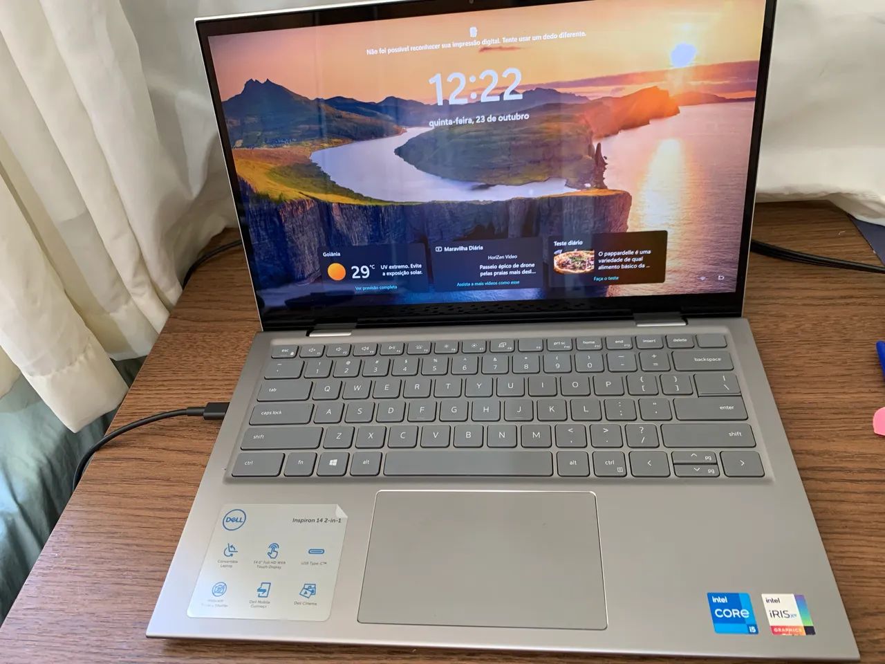 Notebook Dell - Quase novo, touchscreen, estado impecável - Foto 5