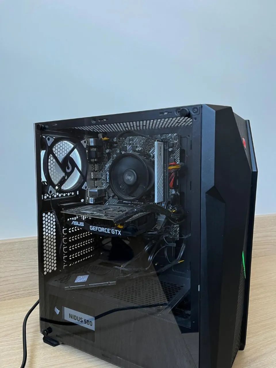 自作PC本体Ryzen5600、RAM16G、NVME1TB、GTX1060 PC Gamer Ryzen 5 3600, GTX 1060, 16GB RAM, 1TB NVME