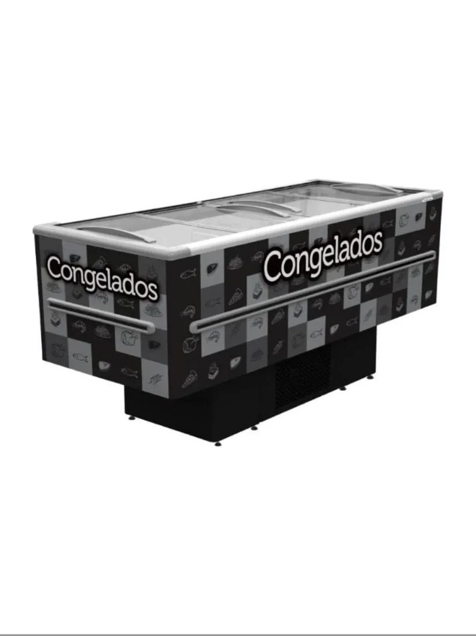 Ilha para congelados fricon 2 metros 