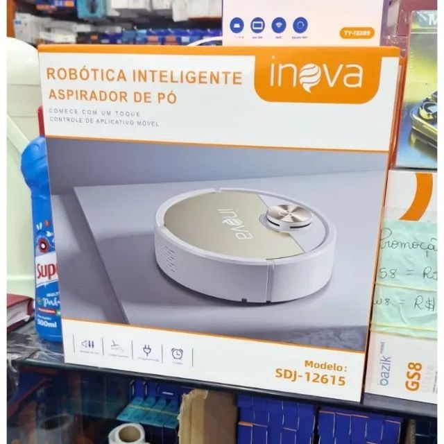 Robô Aspirador de Pó Automático Recarregável Controla pela Celular - Foto 3