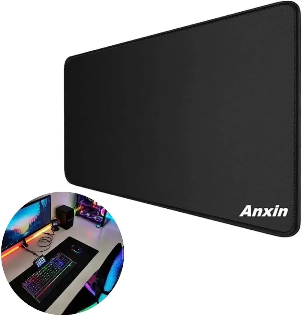 Mousepad Gamer Anxin - 90x40Cm - Conforto e Precisão!