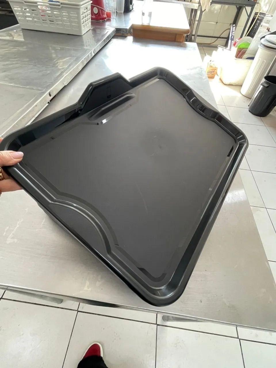 Bandeja para restaurante com suporte para celular - 150 peças  - Foto 2