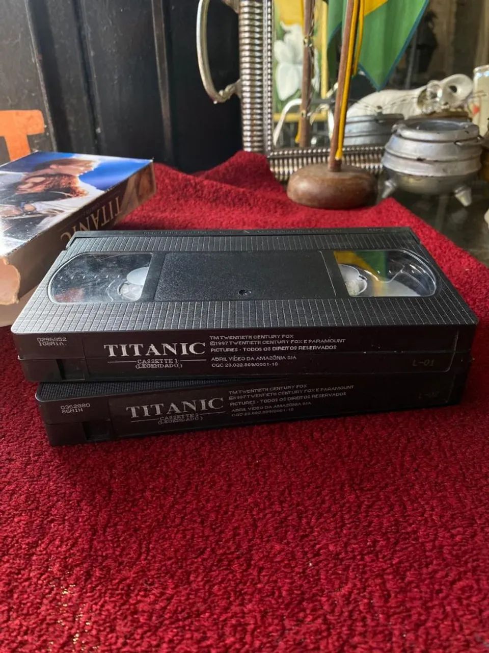 Par de fitas vhs titanic - Foto 2