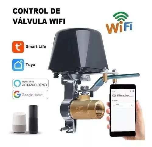 Válvula de água inteligente WiFi para controle remoto