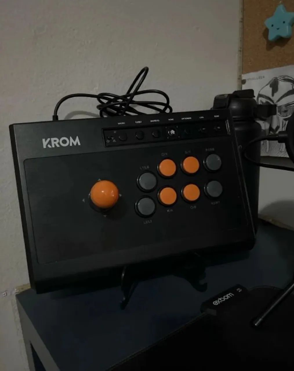 Controle Arcade Krom Kumite (PC XBOX E PLAYSTATION)